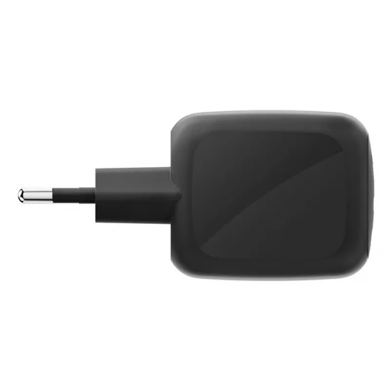 AC indoor fast charger Belkin WCH020kqBK, 2× USB-C, universal compatibility, power protection, black