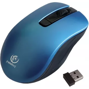 Optical wireless mouse Rebeltec STAR blue RBLMYS00057 interface