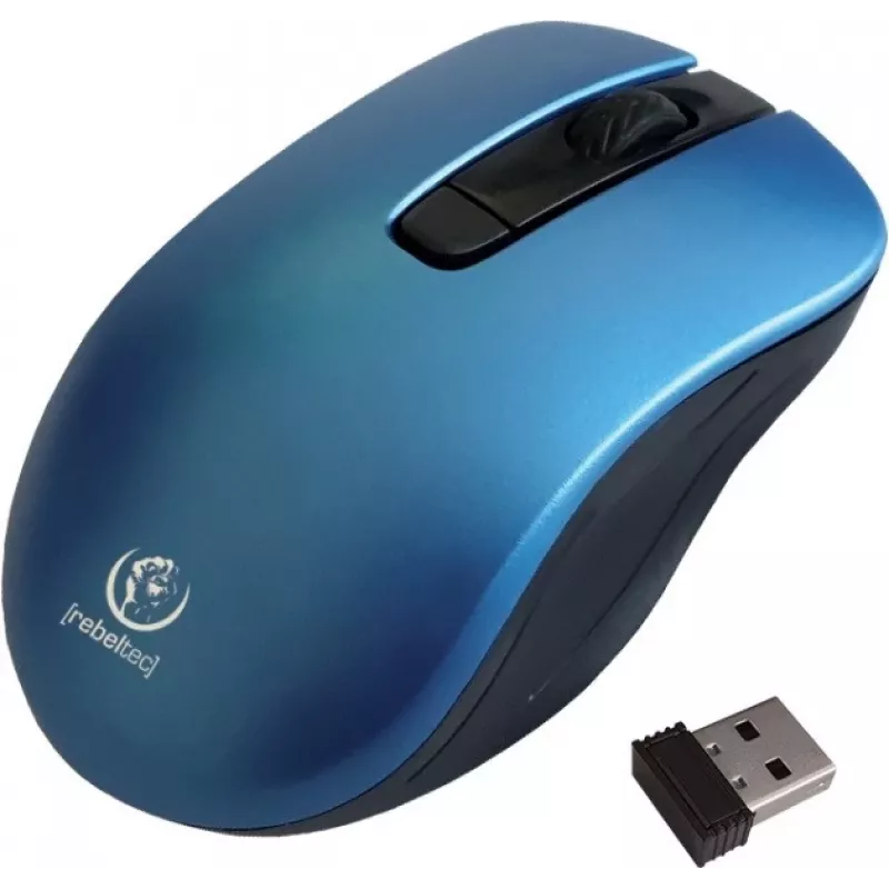 Optical wireless mouse Rebeltec STAR blue RBLMYS00057 interface
