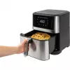 ProfiCook PC-FR 1269 H hot air fryer, 8 L, 1800 W, 80-200 °C, stainless steel/black