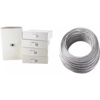 Network cable S FTP Cat.6, PVC, White, 305m