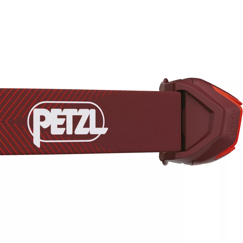 Headband flashlight Petzl Actik Core — LED, 100 lm, built-in 1250 mAh USB rechargeable battery, IPX4, red