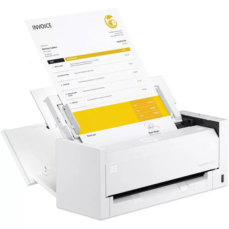 ADF scanner HP ScanJet Pro 4200 s1 600 x 600 DPI A4 Blue White