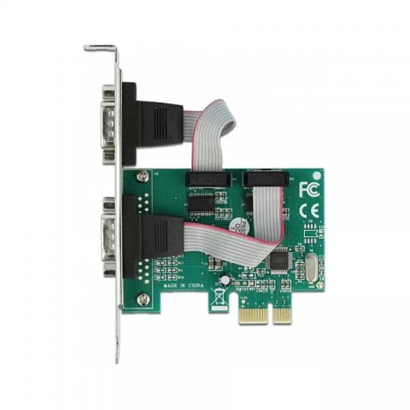 DeLOCK PCI Express x1 Card to 2 x Serial RS-232