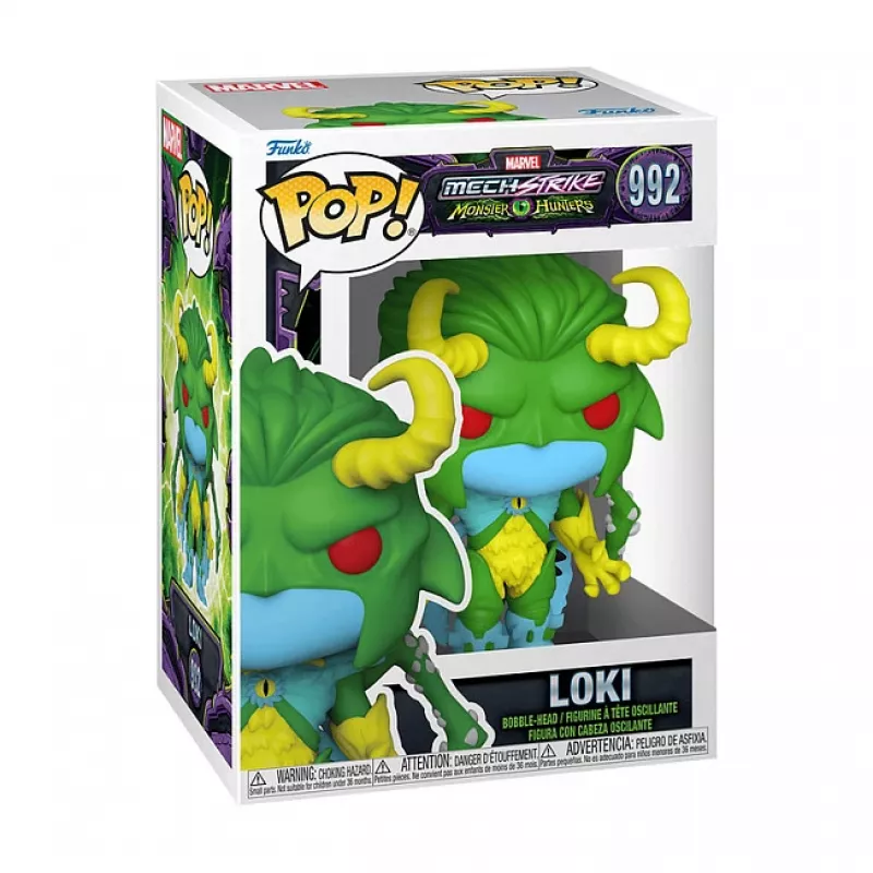 Funko Pop figure Marvel Mech Strike Monster Hunters Loki