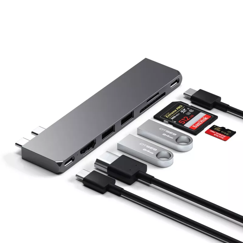 Satechi Type-C Pro Hub Slim - Space Gray