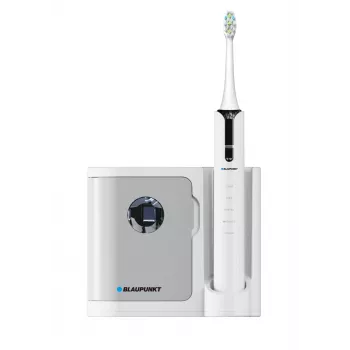 Vibrating toothbrush BLAUPUNKT DTS711 — 5 modes, 48,000 mov/min, built-in battery, 4 brush heads, charging base with UV steriliser