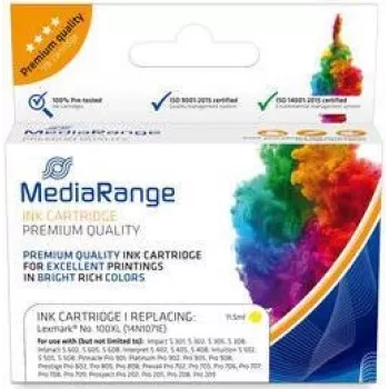 Cartridge MediaRange Lexmark Nr. 100XL Yellow