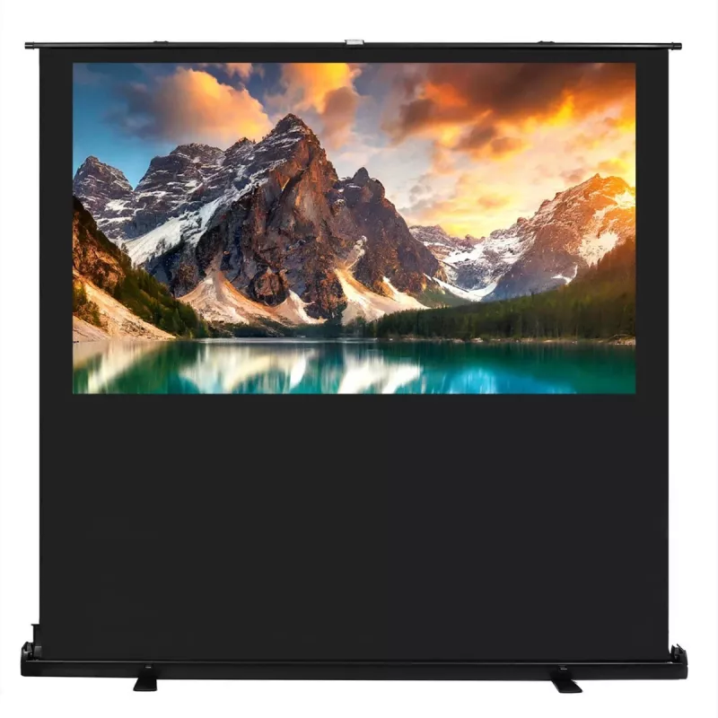 Maclean MC-212 Portable Projection Screen, Compact, Floor, 80, 16:10