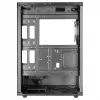 PC Case TACENS Mars Gaming MC-XO Midi Tower Black — ATX/Micro-ATX/Mini-ITX, bottom PSU, 1×120mm rear fan, supports up to 328 mm GPU