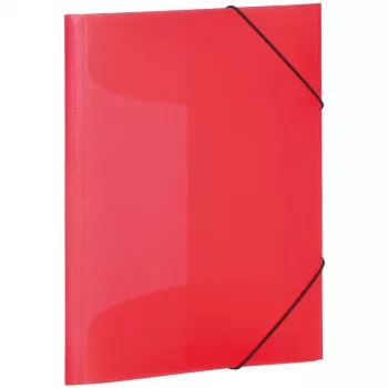 Folder Polypropylene (PP) HERMA 19504 Red Translucent A4