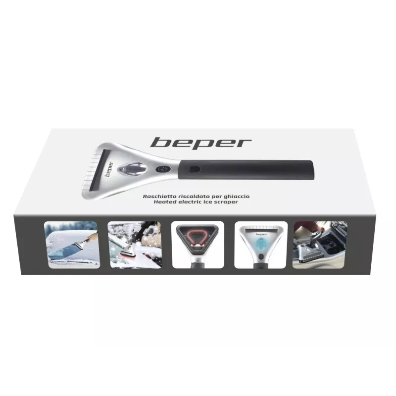 Electric ice scraper Beper P201UTP002 - 12 V heated vehicle scraper