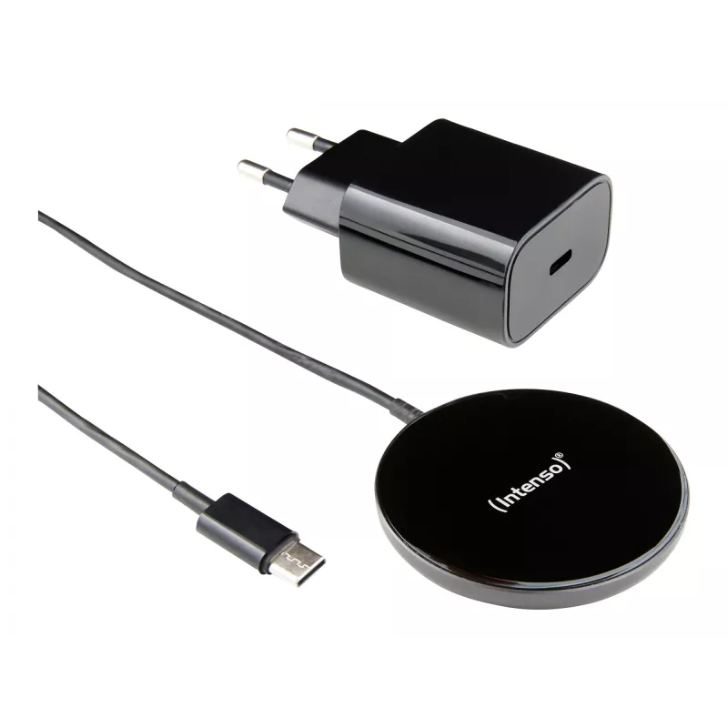 Intenso MB1 Smartphone Black USB Wireless Charging Fast Charging Indoor