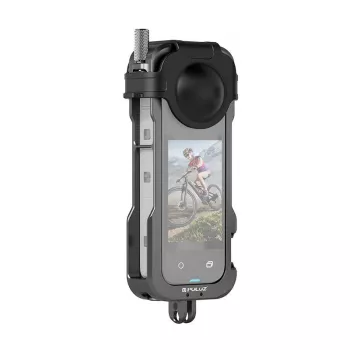 Protective Metal Cage Puluz for Insta360 X4 PU981B with Lens Cover