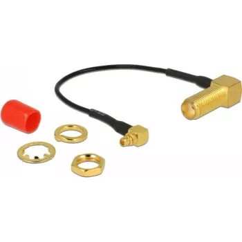 Coaxial Cable DeLOCK 89626 0.1m SMA MMCX Black