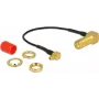 Coaxial Cable DeLOCK 89626 0.1m SMA MMCX Black