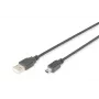 Digitus ASSMANN - USB Cable - USB Type A, 4-pin (M) - Mini-USB, Type B (M) - 1 m (USB / Hi-Speed USB) - Moulded - Black (AK-300108-010-S)