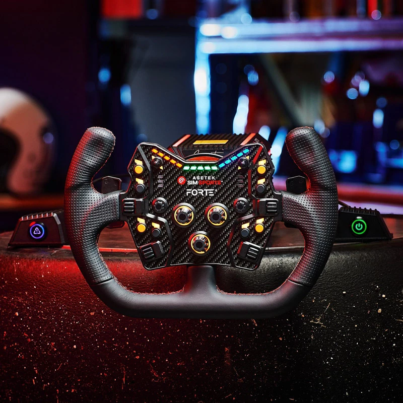 Asetek SimSports GT Rim - Open D, leather