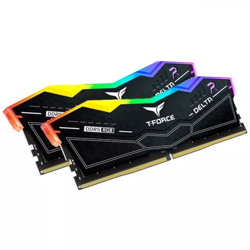 DIMM 32 GB DDR5-6400 (2x 16 GB) Dual-Kit, Arbeitsspeicher schwarz, FF3D532G6400HC32ADC01, Delta RGB, INTEL XMP, AMD EXPO