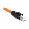DeLOCK RJ45 Plug field assembly Cat.6A Black Straight Connector