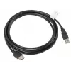 USB cable Lanberg CA-USBE-10CC-0030-BK 3m USB 2.0 Black
