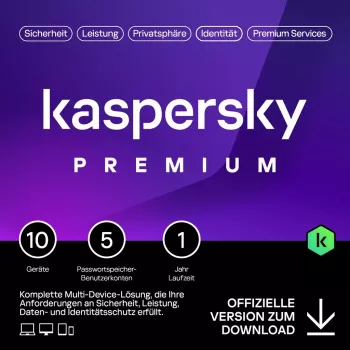Kaspersky Premium – 10 Devices, 1 Year – ESD-DownloadESD