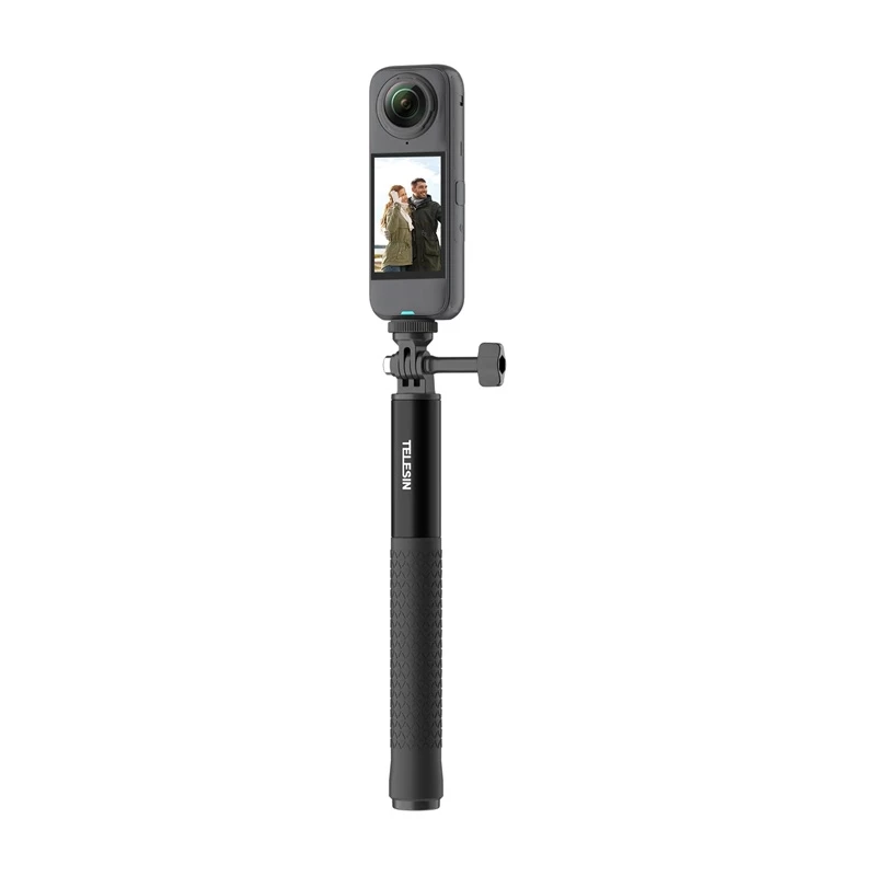 Selfie stick Telesin S1-MNP-11 for sports cameras, 150 cm extendable
