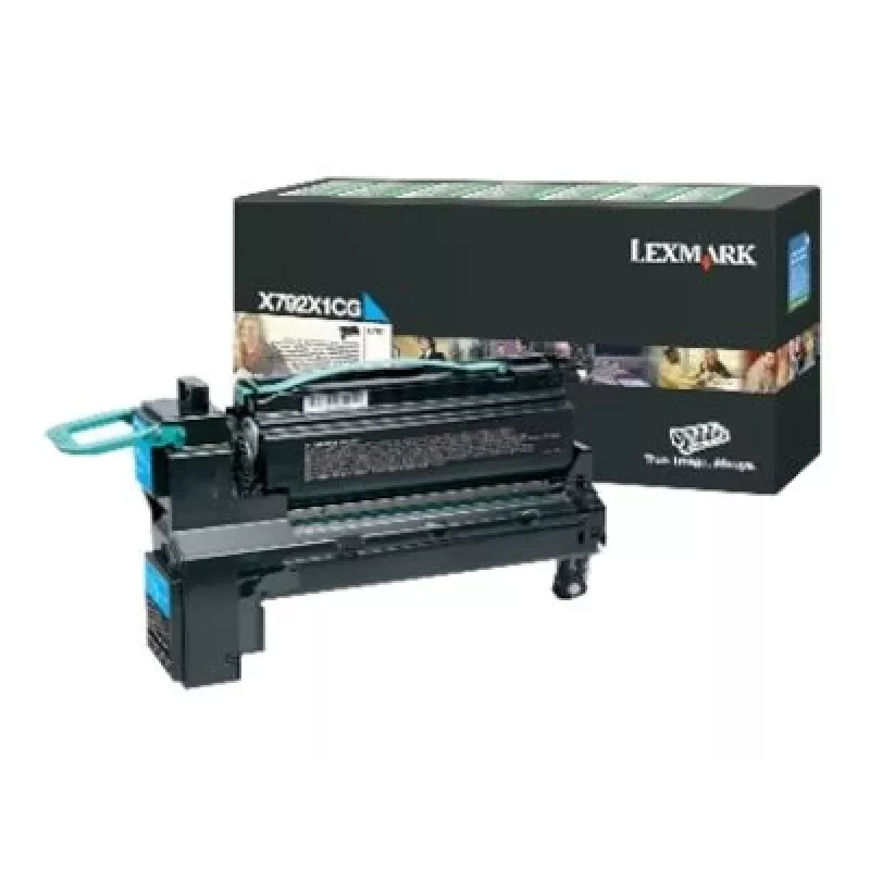 Lexmark X792X1CG - Toner cyan - for X792de, X792dte, X792dtfe, X792dtme, X792dtpe, X792dtse