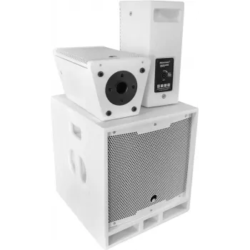 Powered PA Speaker Omnitronic MAXX-1206DSP White 120W RMS
