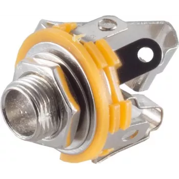 Stereo Socket ShiverPeaks 50250 6.3 mm open jack connector, metal housing