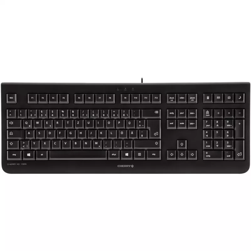 Cherry KC 1000 - Keyboard - Nordic - Black