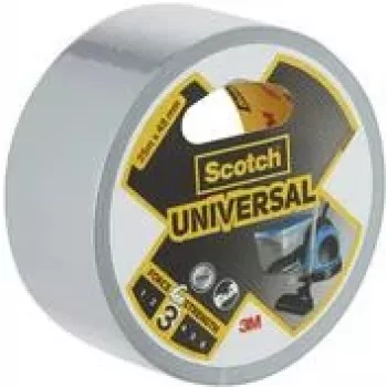 Adhesive Fabric Tape 3M Scotch 48 mm x 25 m, silver, flexible cloth repair tape
