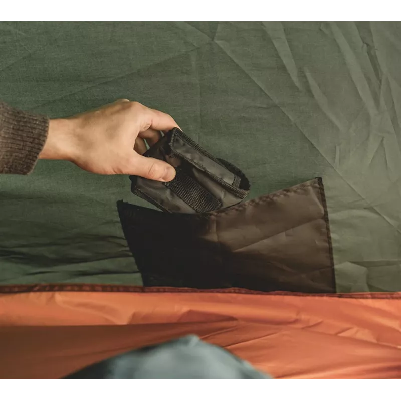 Dome/Igloo tent Easy Camp Rondane 3 — 3-person, polyester flysheet, aluminium poles, dark green