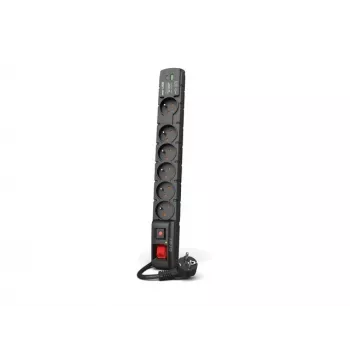 Surge Protector ACAR W2436 Black 6 AC Outlet 230V 1.5m