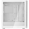 FARA 514X, Tower-Enclosure White, Tempered Glass