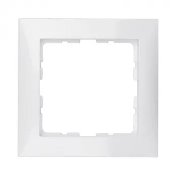 Wall plate / switch cover Berker 10118989, white, duroplast, pack of 10