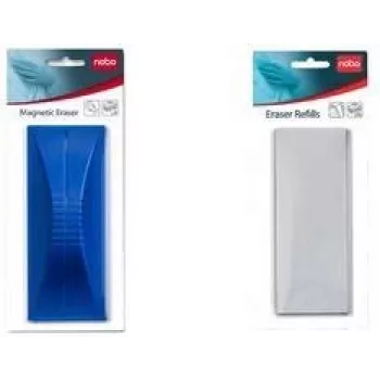 Nobo Whiteboard Eraser Refills (10 pcs) for 1901433, Grey, 20 g, 10 pc(s)