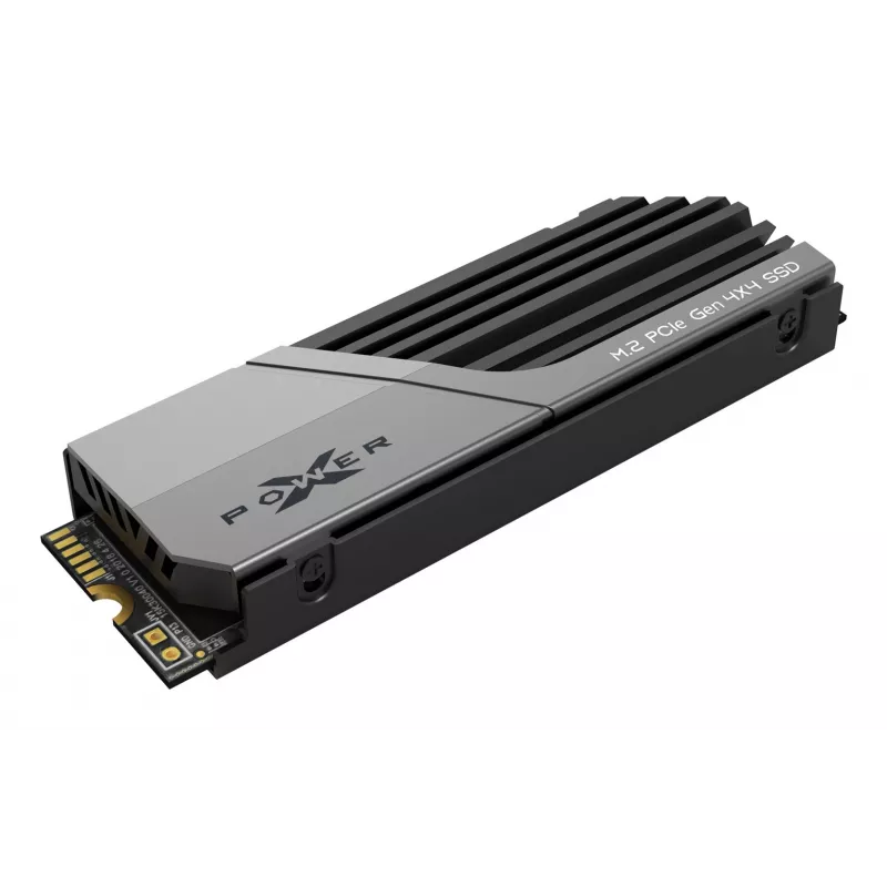 M.2 NVMe SSD Silicon Power 1 TB PCIe 4.0 (2280) — Read 7000 MB/s, Write 6000 MB/s, Heatsink, 3D NAND, NVMe 2.0