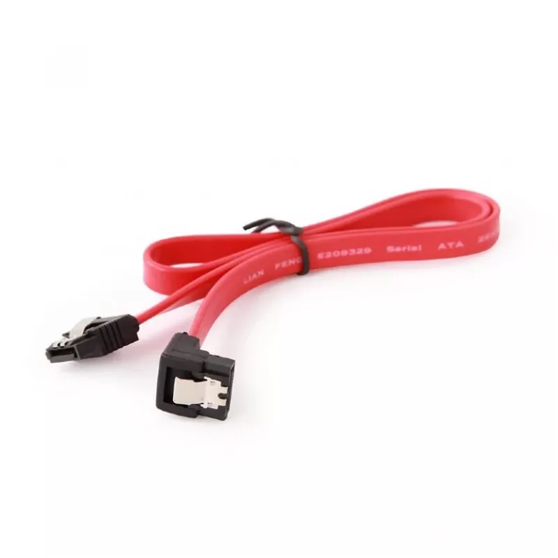 SATA III cable Gembird CC-SATAM-DATA90-0.1M 0.1 m Male/Male, red