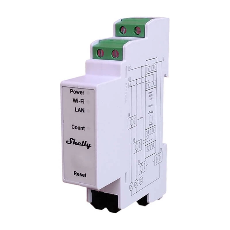 Energy cost meter AC Shelly Pro 3EM-400A 400 A 50-60 Hz