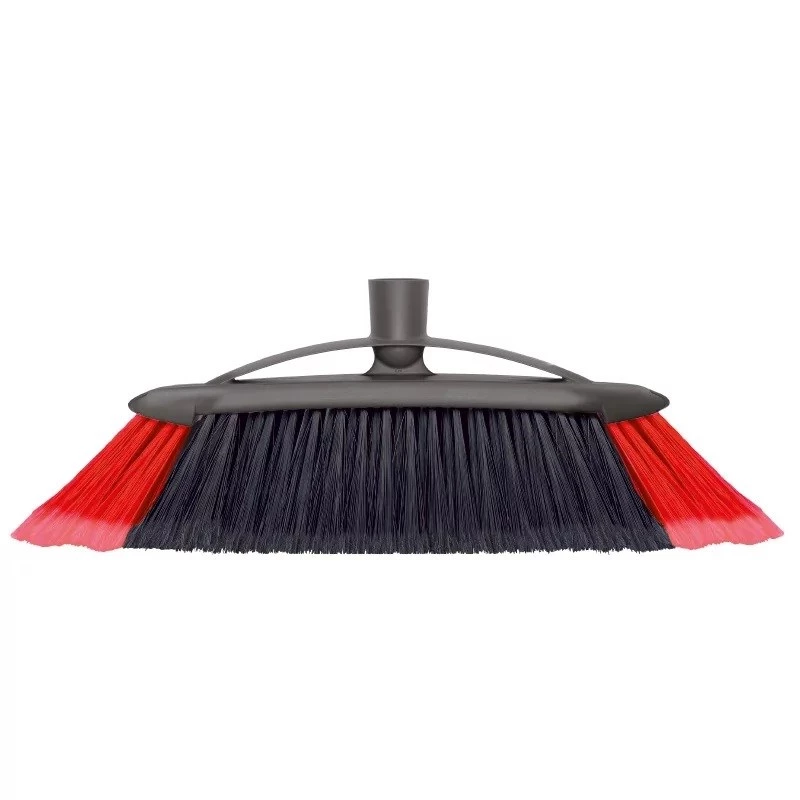 Indoor broom Vileda hard bristle, technopolymer handle, black, model 128762