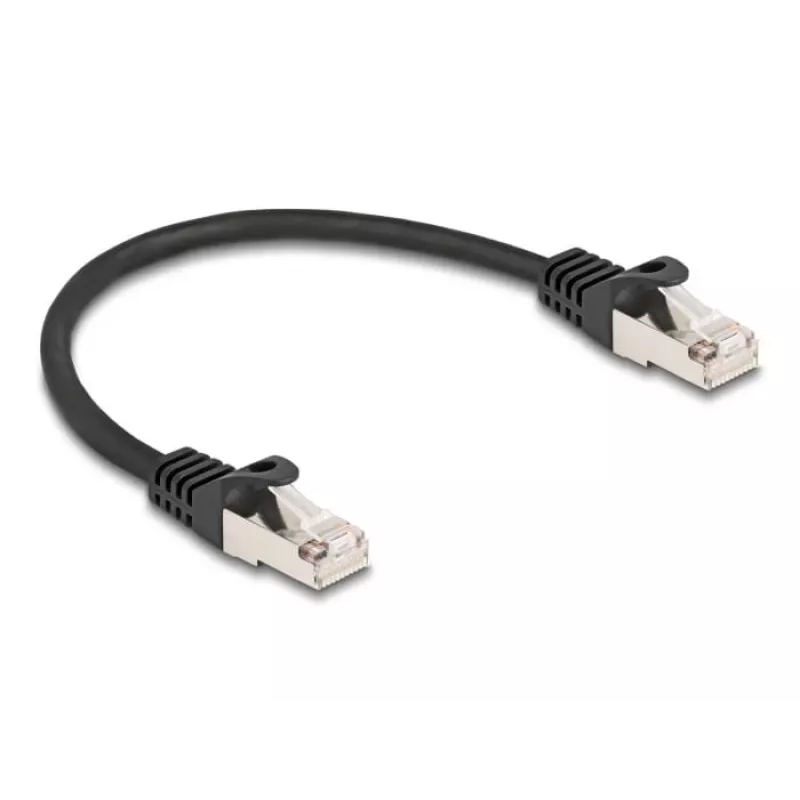 Network Cable DeLOCK RJ50 male to RJ50 male S/FTP 0.25 m Black