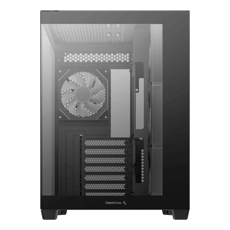 PC case DeepCool CG530 4F Midi Tower Black — tempered glass, ATX/ITX/Micro ATX, 3x120mm fans, USB-C