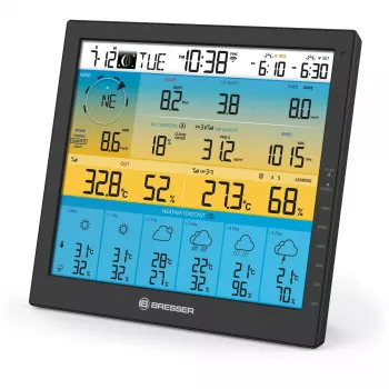 Digital Weather Station Bresser Optics 7003220 Black LCD Wi-Fi