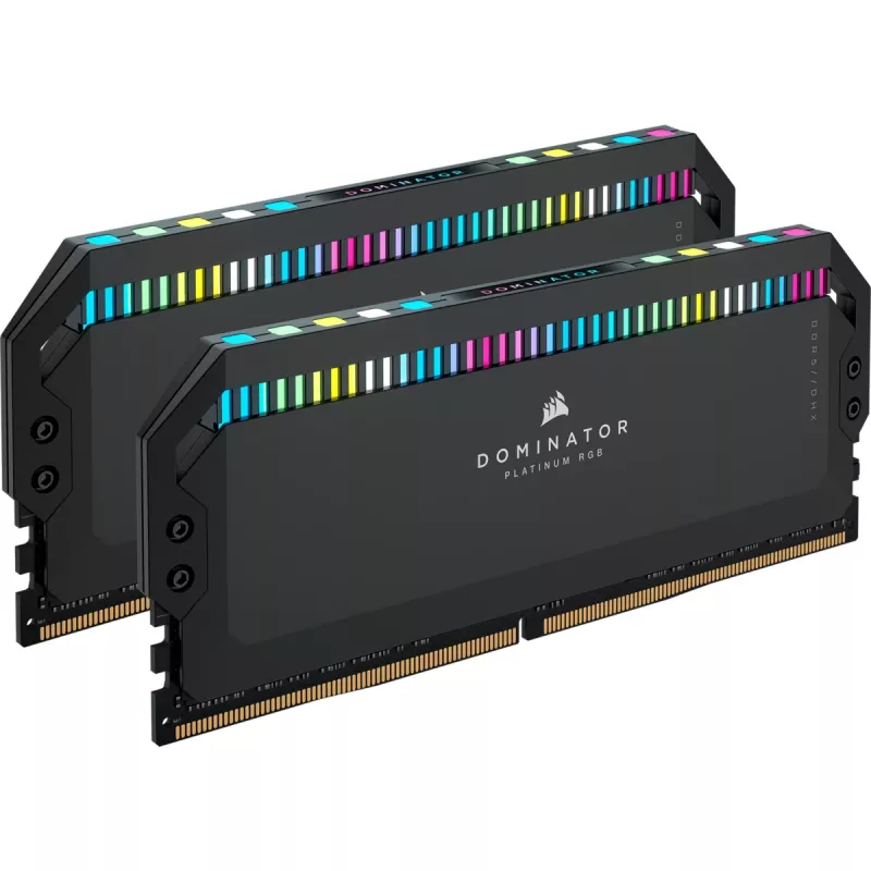 DIMM 64 GB DDR5-6600 (2x 32 GB) Dual-Kit, Arbeitsspeicher schwarz, CMT64GX5M2B6600C32, Dominator Platinium, INTEL XMP