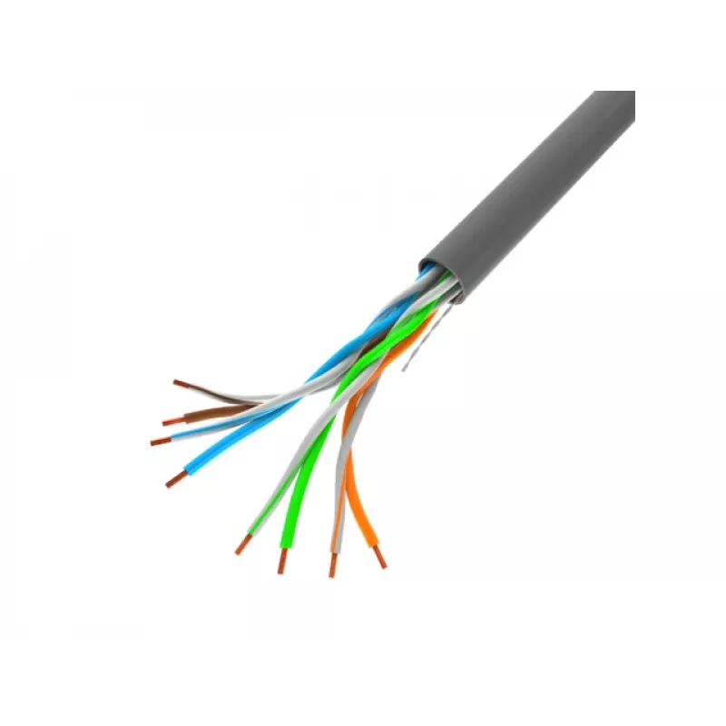 LANBERG networking cable U/UTP Cat5e LCU5-10CC-0305-S, 305 m, CCA conductor, 24 AWG, grey