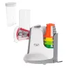 Vegetable slicer Adler AD 4815, 150 W, 5 nozzles, ABS housing, white/grey