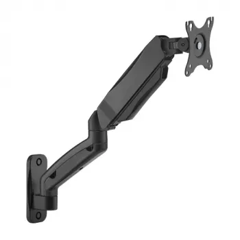 17-32in Monitor Spring-Loaded Wall Mount, Black