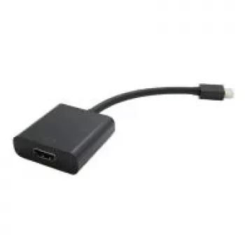 VALUE - Video- / Audio-Adapter - DisplayPort / HDMI - Mini DisplayPort (M) - HDMI, 19-pin (W) - (DisplayPort 1.2) - Black (12.99.3142)