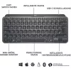 Mxkeys Mini Wrls Illuminated KB Graphite - UK - Intnl